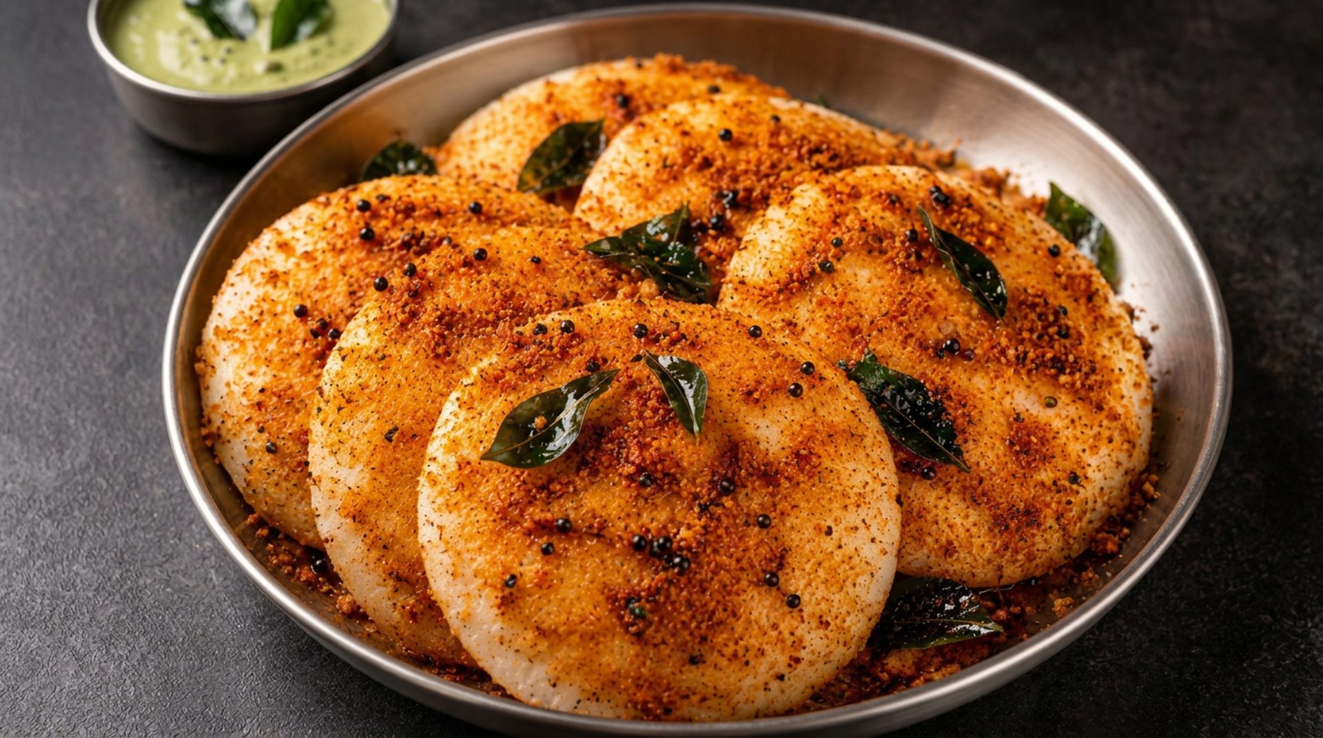 Ghee karam idli