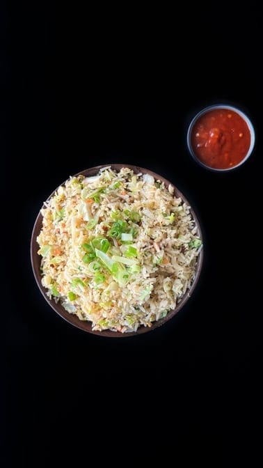 Burnt Garlic Fried Rice.