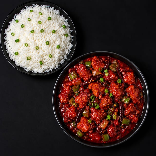 Sichuan Fiery Entree.