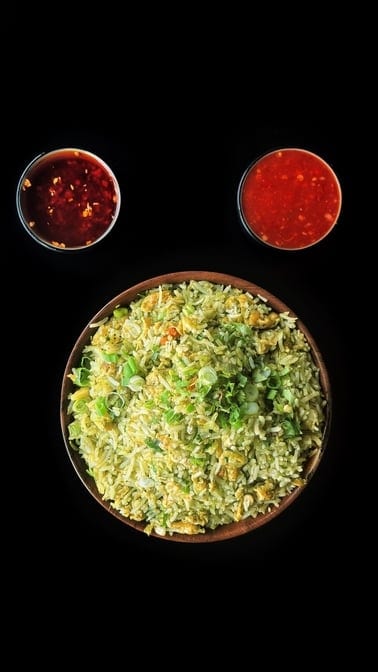 Green Chili Fried Rice.